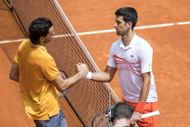 Taylor Fritz (L) and Novak Djokovic (R) (Source: Getty)